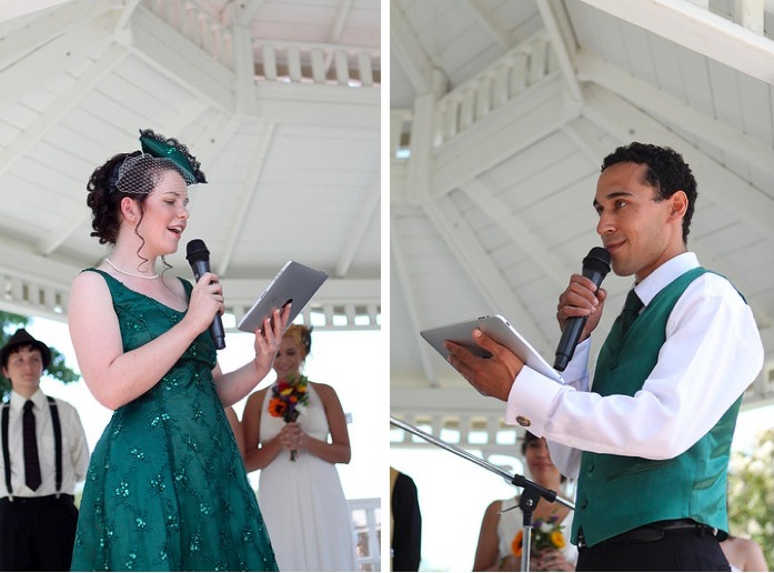 ipad ceremony - In 2010, it was a really big deal to use an iPad at your wedding ipad ceremony