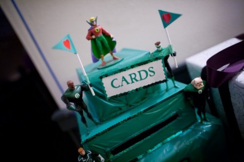 comic character card box