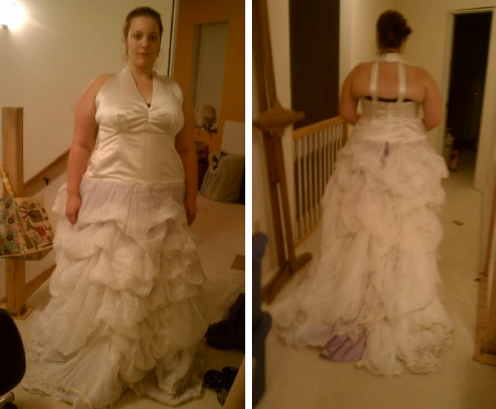 dress before