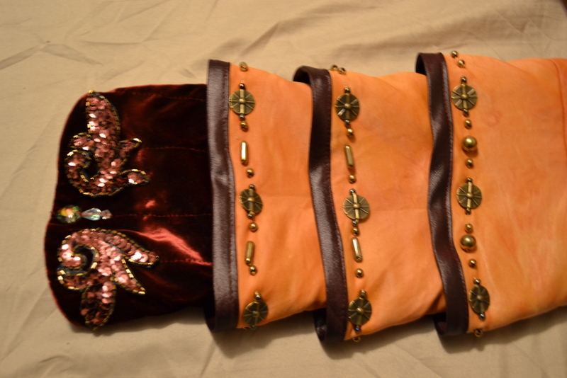 homemade steampunk dress 12 - How a bride and her mother hand-crafted a fantastical steampunk wedding ensemble homemade steampunk dress (12)