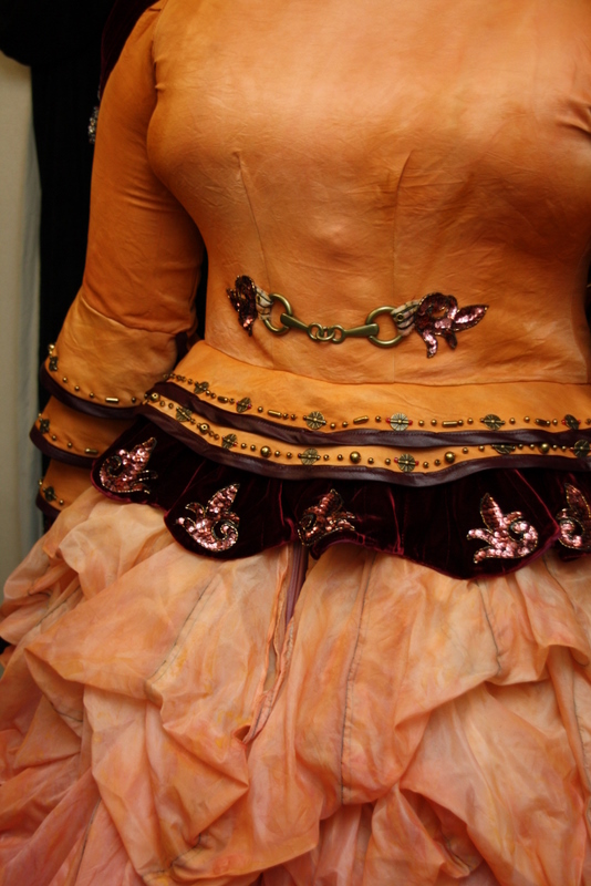 homemade steampunk dress 5 - How a bride and her mother hand-crafted a fantastical steampunk wedding ensemble homemade steampunk dress (5)