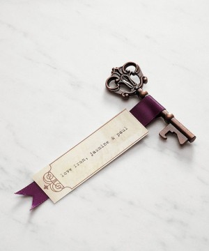 vintage key bottle opener favor