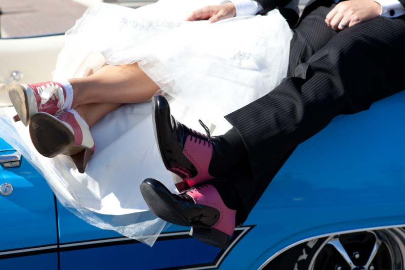 Wear matching wedding shoes Offbeat Wed was Offbeat Bride