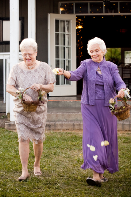 Have Grandmas As Flower Girls • Offbeat Wed Was Offbeat Bride