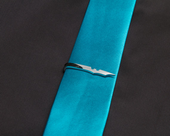 The Bat tie clip from  KevinCossDesigns