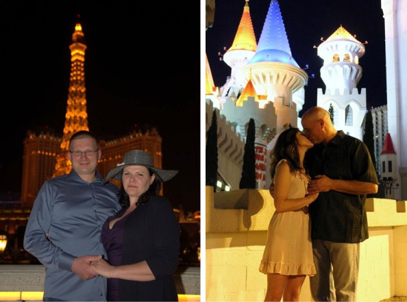 Get married in front of the Eiffel Tower, or a castle with Luv Bug Weddings!