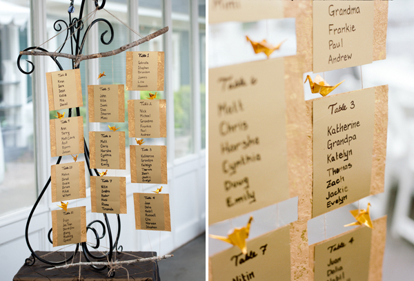 paper crane seating chart