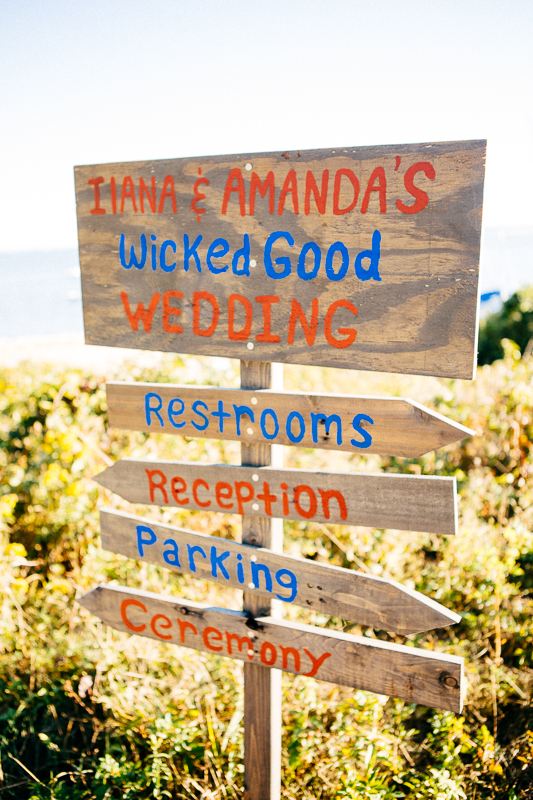 wedding sign