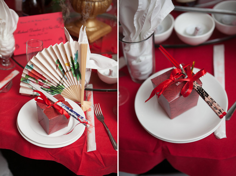 chopsticks at wedding