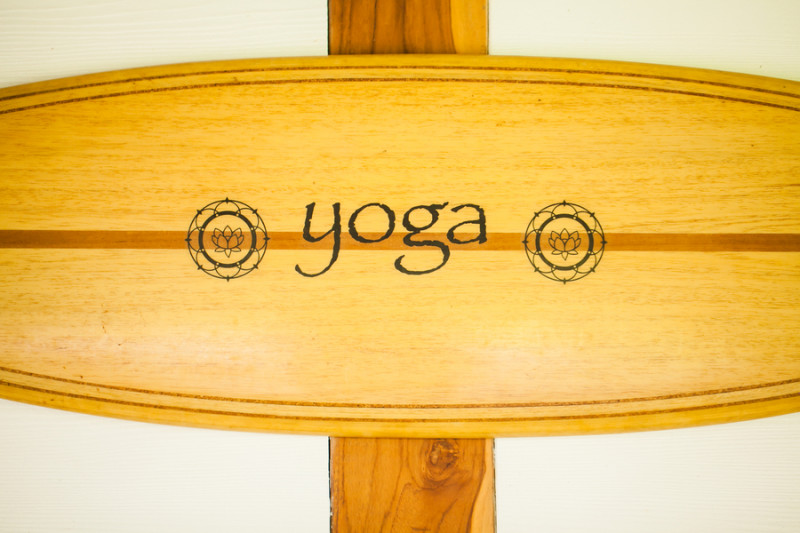yoga surfboard