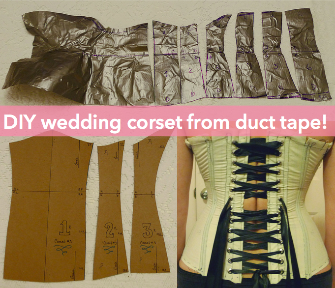 How to make a corset: DIY corset pattern, fitted exactly to you