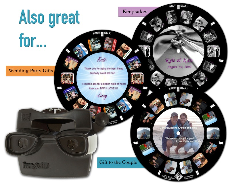 Make your own custom View Master-style wedding invitations with Image3D •  Offbeat Wed (was Offbeat Bride)