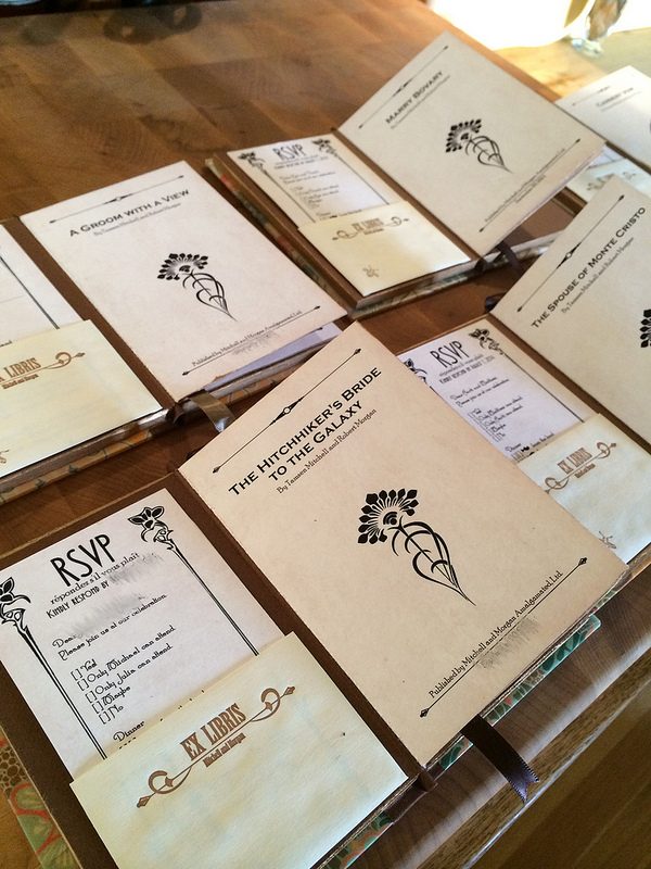 Each one was a different title, which we personalized to the recipient.