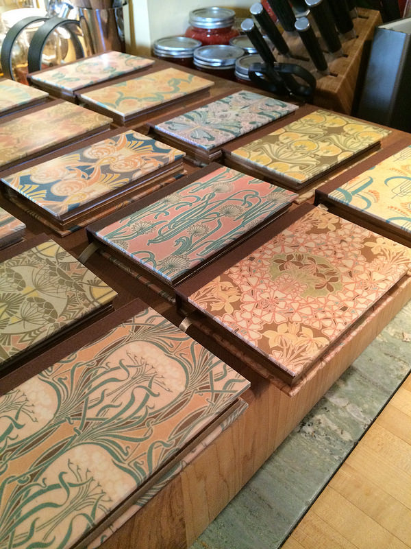 DIY Art Nouveau book invites