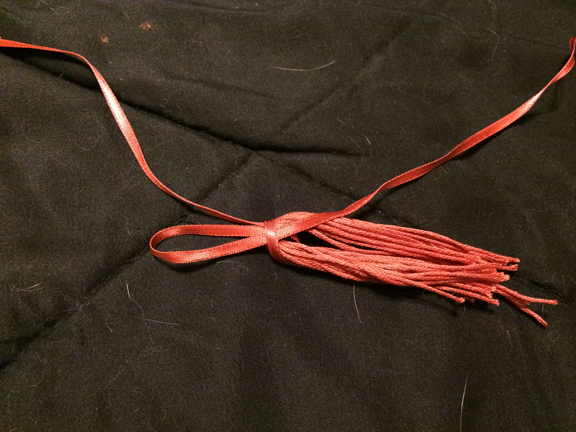 How to make your own tassled, loop-braided handfasting cords