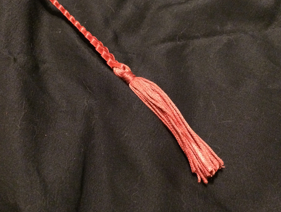 How to make your own tassled, loop-braided handfasting cords