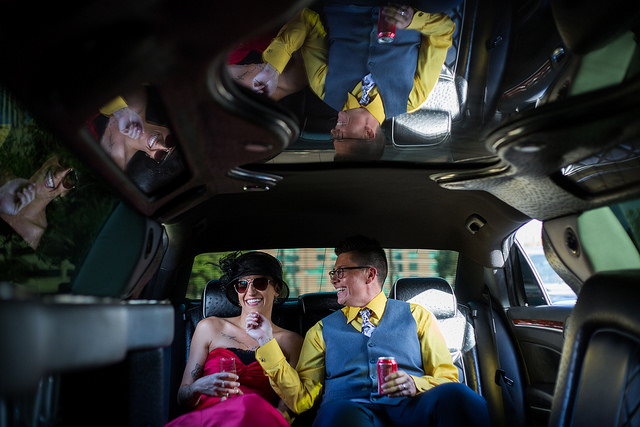 Limo ride to the courthouse