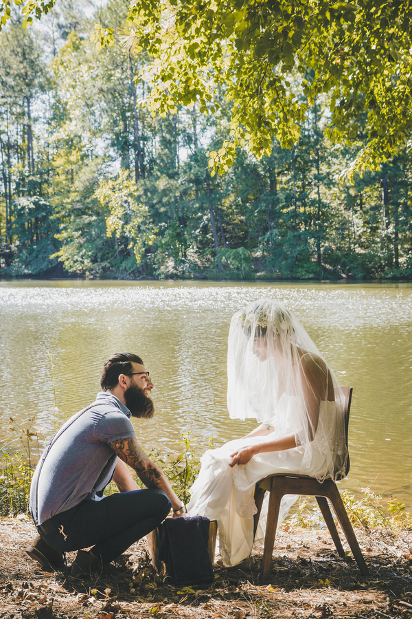 Honor each other with this sweet foot-washing ceremony idea