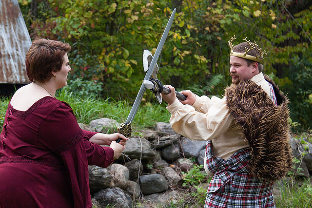 Medieval wedding as seen on @offbeatbride