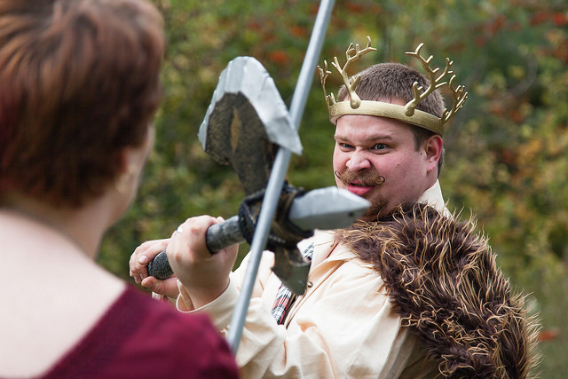 Medieval wedding as seen on @offbeatbride