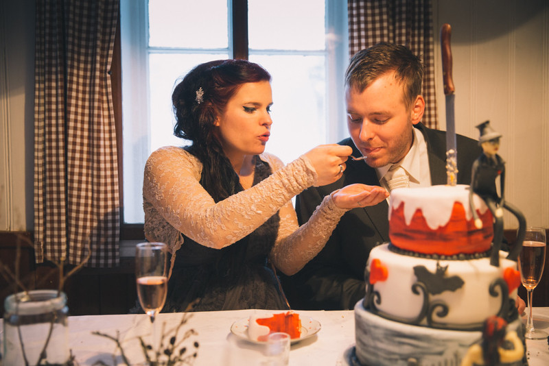 Cake at Czech Republic wedding as seen on @offbeatbride
