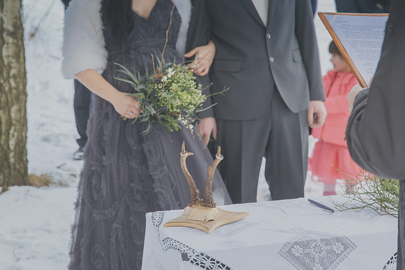 Ceremony at Czech Republic wedding as seen on @offbeatbride