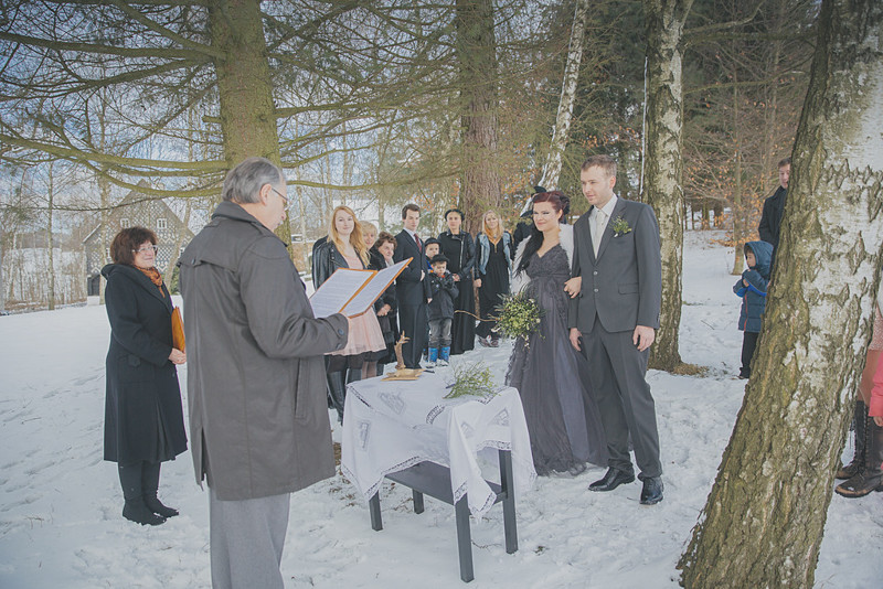 Ceremony at Czech Republic wedding as seen on @offbeatbride