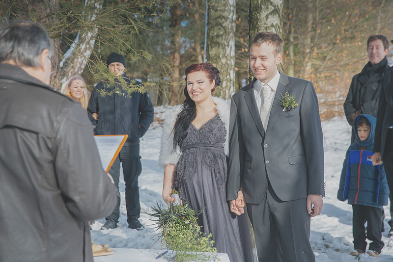 Ceremony at Czech Republic wedding as seen on @offbeatbride