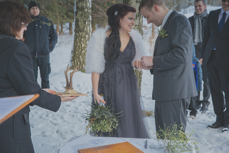 Ceremony at Czech Republic wedding as seen on @offbeatbride