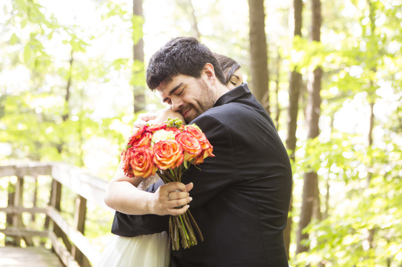 First look at this Battlestar Galactica meets forest wedding as seen on @offbeatbride
