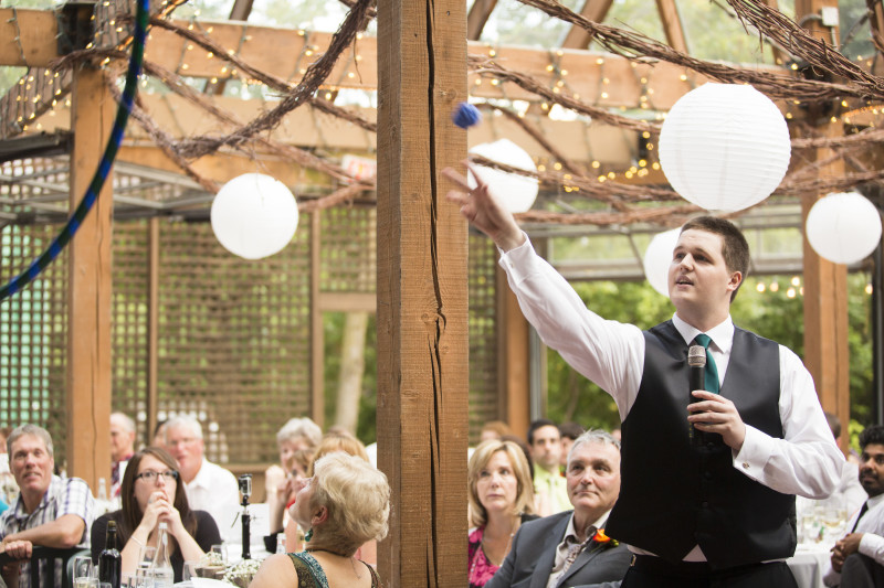 Battlestar Galactica meets forest wedding as seen on @offbeatbride