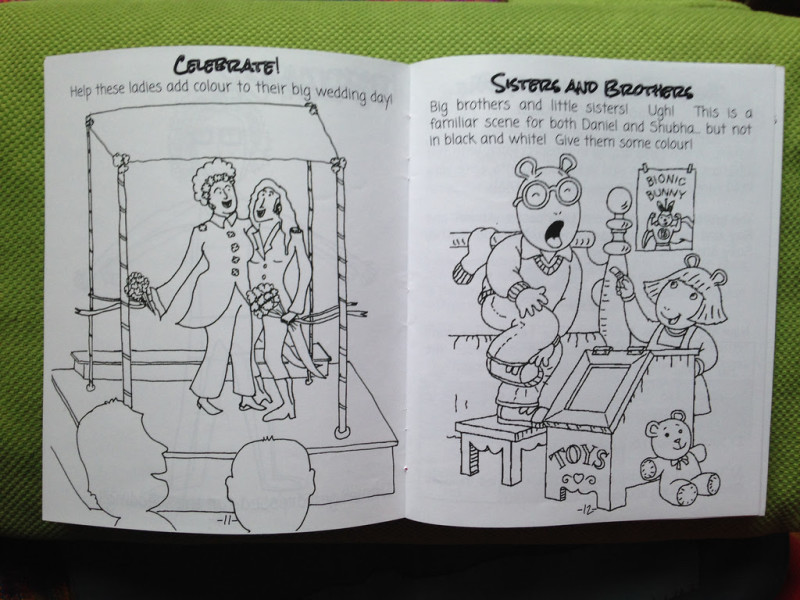 The I'm bored at a wedding inclusive children's activity book