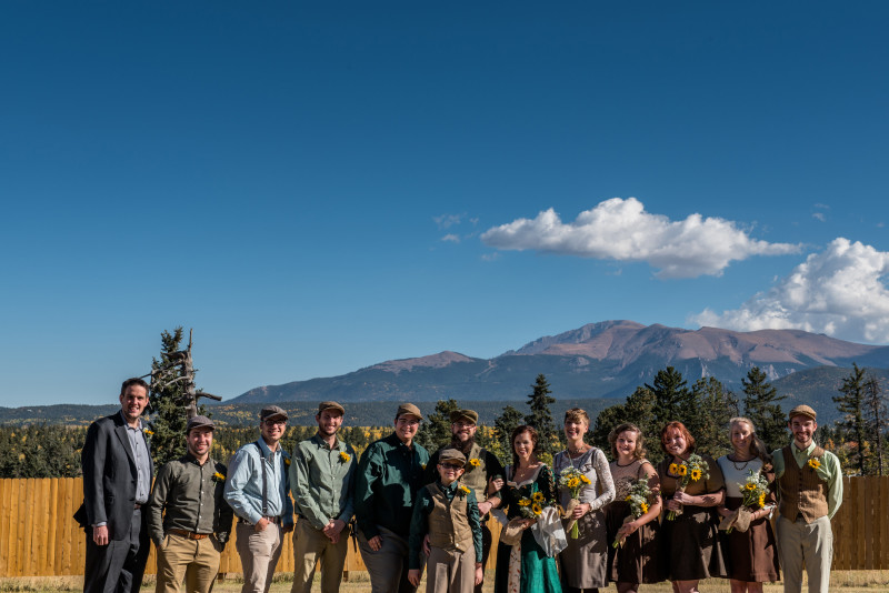 Colorado fantasy wedding as seen on @offbeatbride