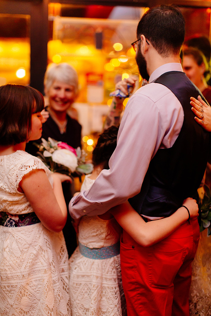 Weekday wedding at a diner as seen on @offbeatbride