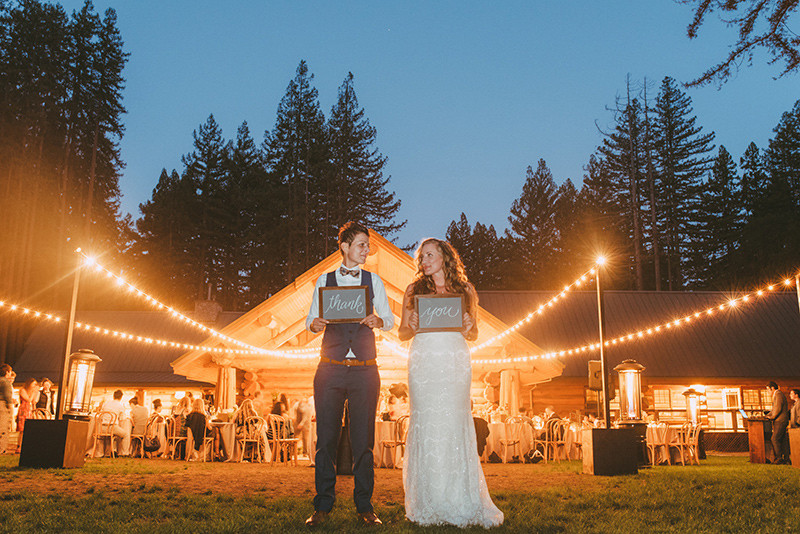 Rustic redwoods wedding as seen on @offbeatbride