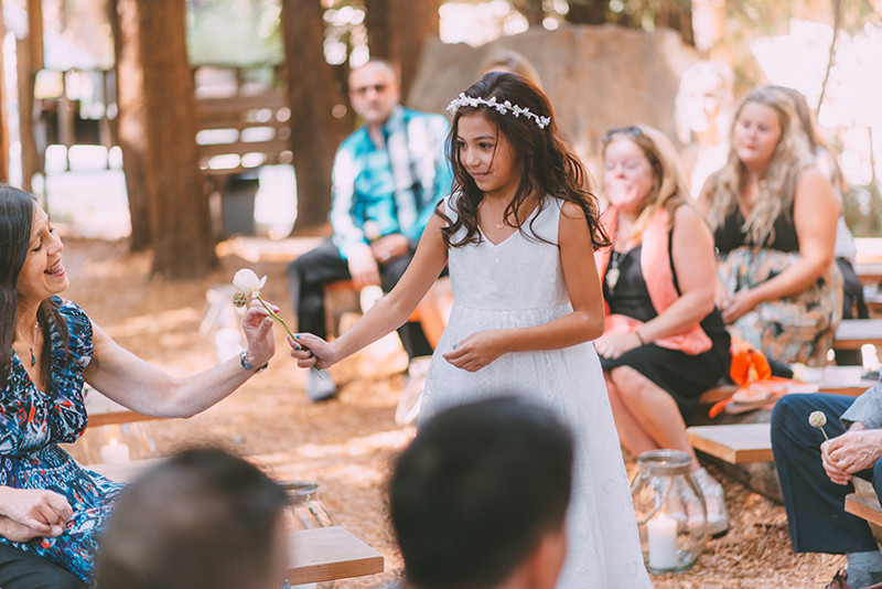 Rustic redwoods wedding as seen on @offbeatbride