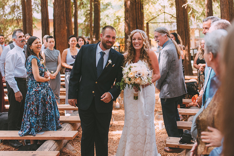 Rustic redwoods wedding as seen on @offbeatbride