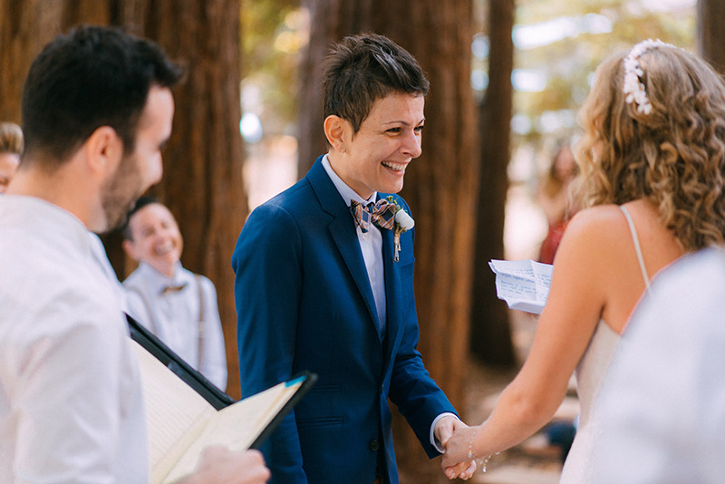 Rustic redwoods wedding as seen on @offbeatbride