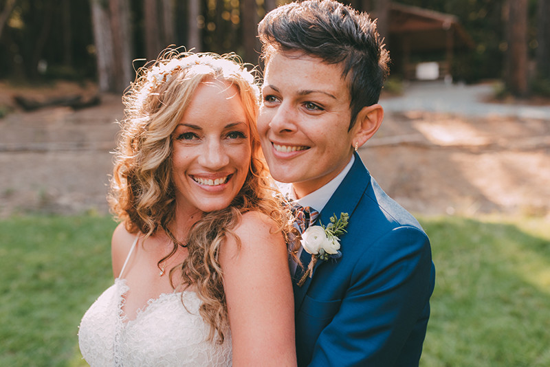 Rustic redwoods wedding as seen on @offbeatbride