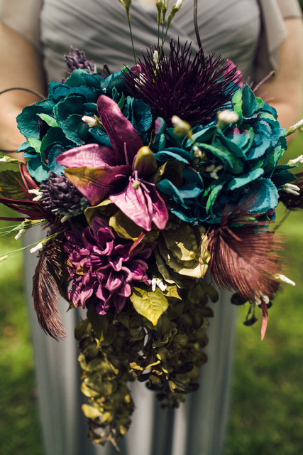 A polyamorous elopement at a lakeside bungalow