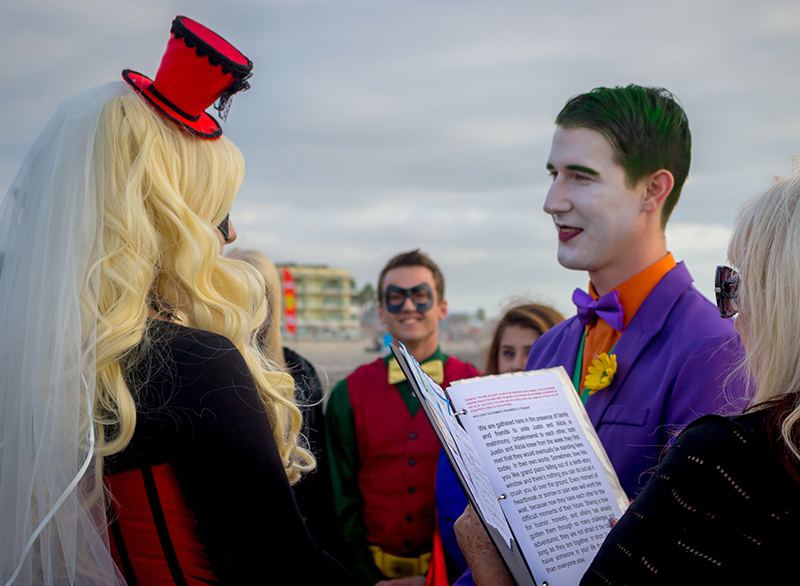 Superhero wedding as seen on @offbeatbride