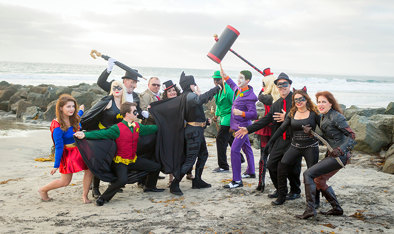 Superhero wedding as seen on @offbeatbride