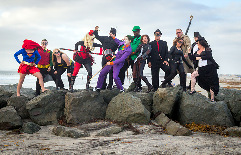 DC superhero wedding