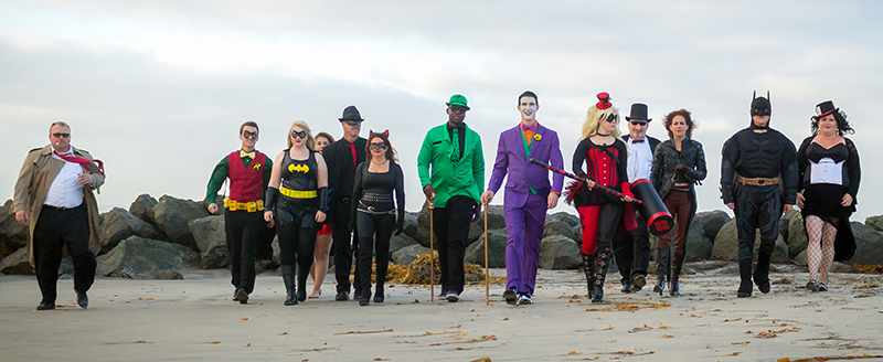 DC superhero wedding