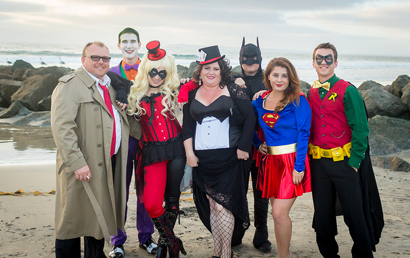 DC superhero wedding