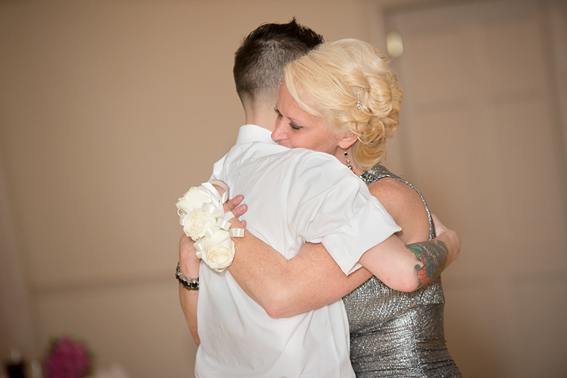 Rainbow wedding as seen on @offbeatbride