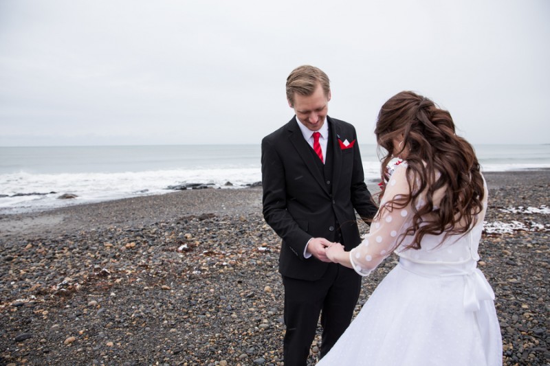 Whovian winter wedding