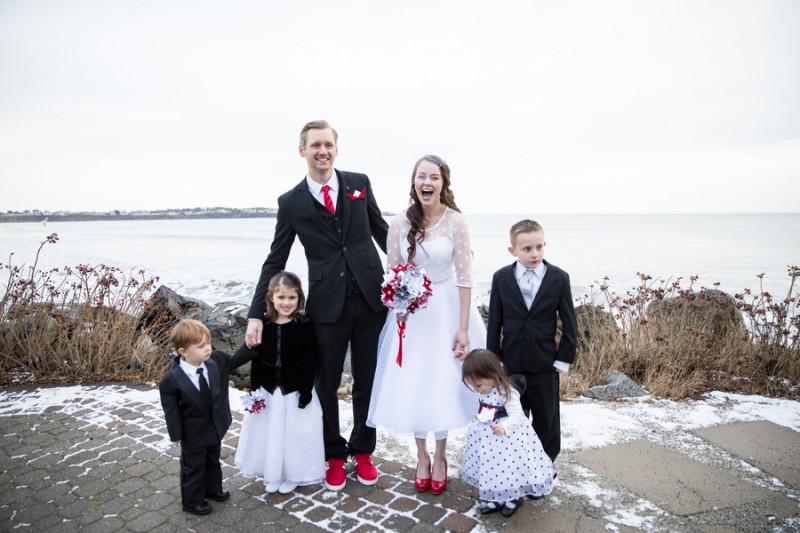 Whovian winter wedding