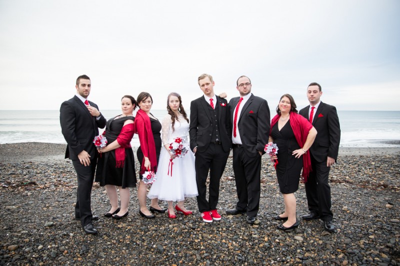 Whovian winter wedding