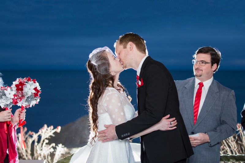 Whovian winter wedding